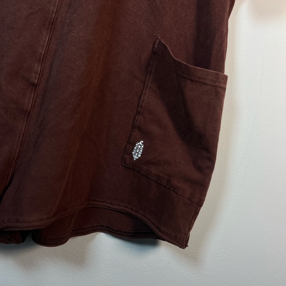 Free People Hot Shot Tee Romper in Dark Espresso XS - Picture 7 of 12